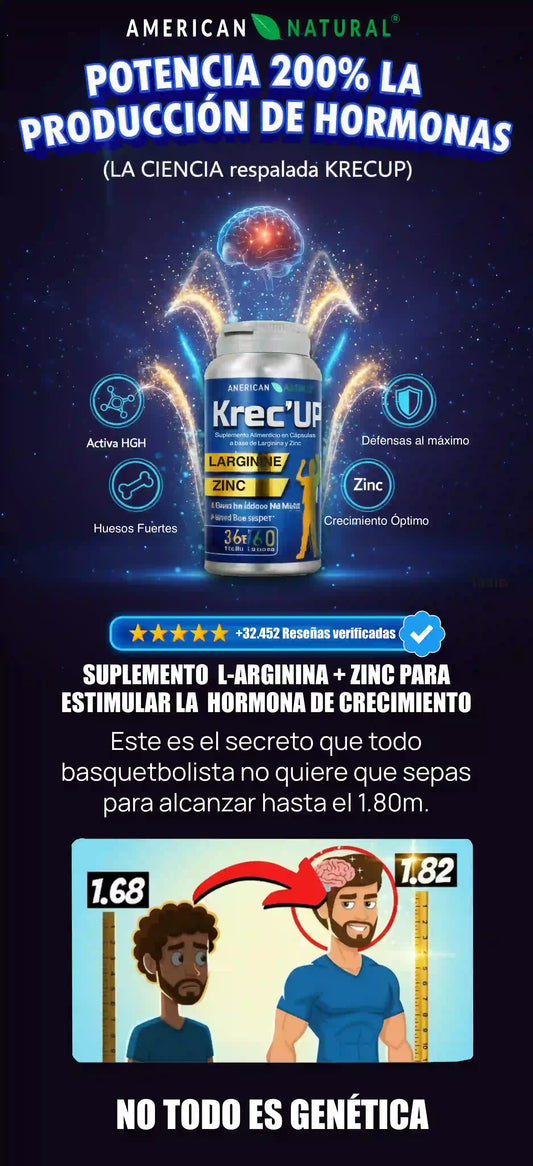 Krec UP / Suplemento para la hormona de crecimiento
