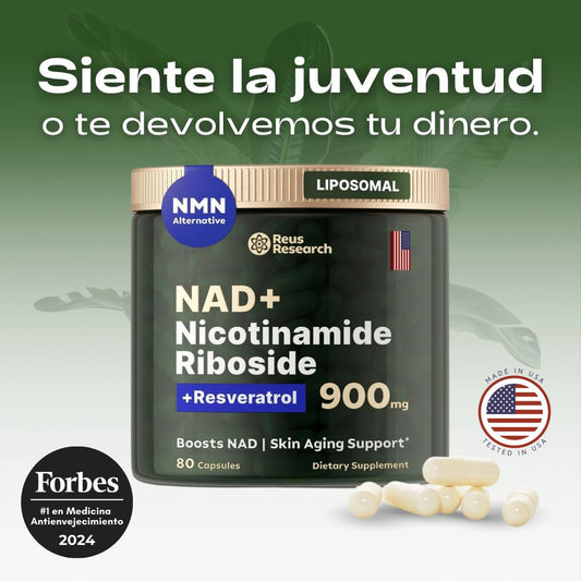 NAD CON RESVERATROL - REJUVENECEDOR CELULAR