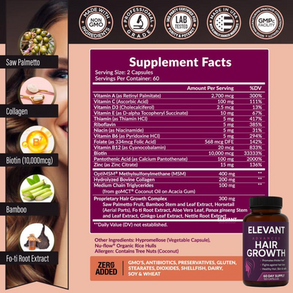 Elevant™ - Vitaminas Capilares